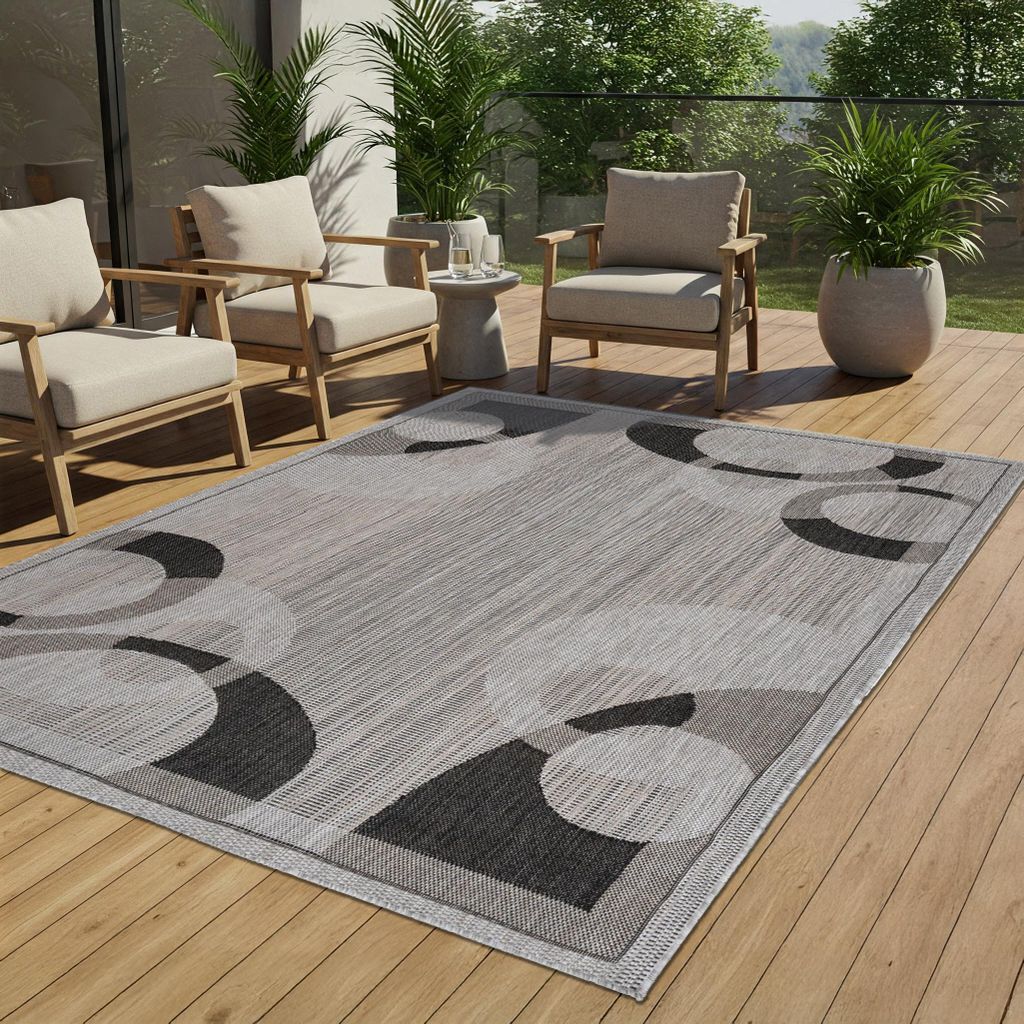 Tapiso Teppich Sisal MELISSA Outdoorteppich Indoor Outdoor 120 x 170 cm