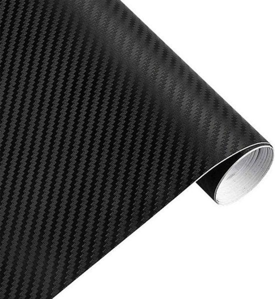 Selbstklebende Kohlenstofffasern-Autofolie - Lackschutzfolie für Auto - 150x30cm - Schutz vor Kratzern & Dellen - kratzfest und einfach anzubringe...