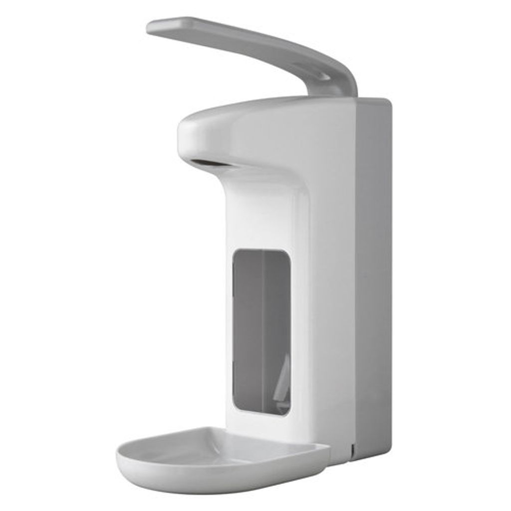 Franz Mensch Desinfektionsmittelspender mit Armhebel 0,5l | Kunststoff 1x1 Stück