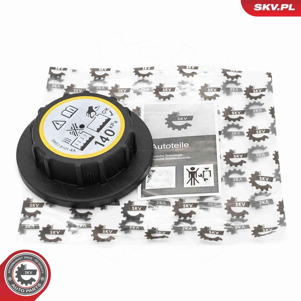 ESEN SKV 61SKV038 Verschlussdeckel Kühlmittelbehälter für LAND ROVER Range Rover Sport (L320) für JAGUAR XF (J05, CC9)