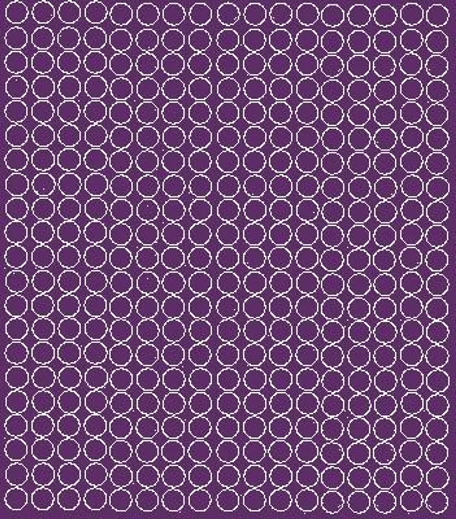 Sigilli Adesivi Viola Opaco 1cm - 357 Bollini per Packaging Personalizzato