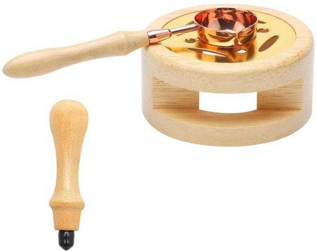 Wachsiegelwarmer-Set für Einladungen und Geschenkverpackungen