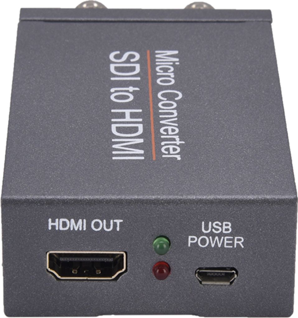 NK-M008 Micro-SDI-Konverter SDI zu HDMI / SDI zu SDI 2 Routen Ausgang Mini HD 1080P USB-Konverter