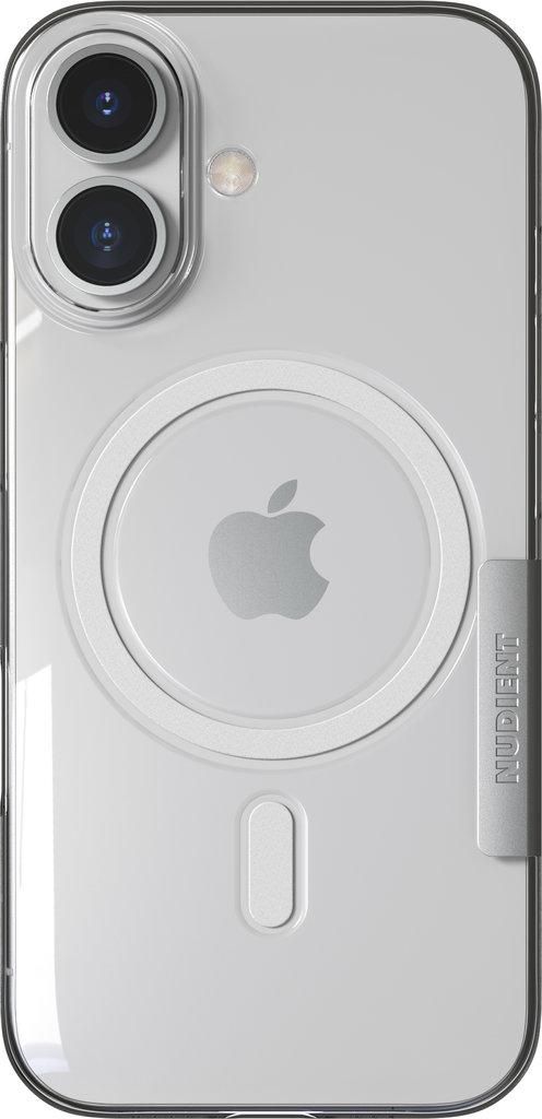Nudient Thin Magsafe Durchsichtig iPhone 17 MagSafe Hülle Hardcase Backcover - Transparent