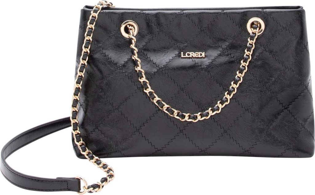 L.CREDI Schultertasche Remalia Crossbody Bag Black schwarz