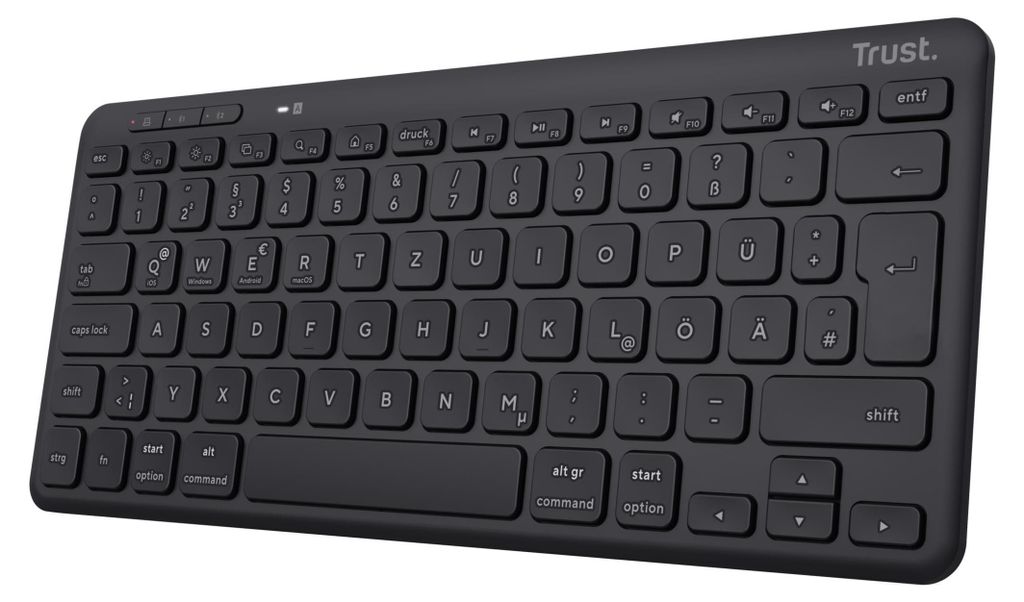 Trust Lyra Compact Wireless Keyboard De Produktbild 