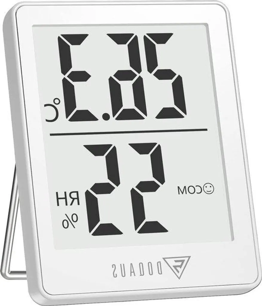 Thermomètre numérique d'intérieur avec écran LCD pour salon et chambre