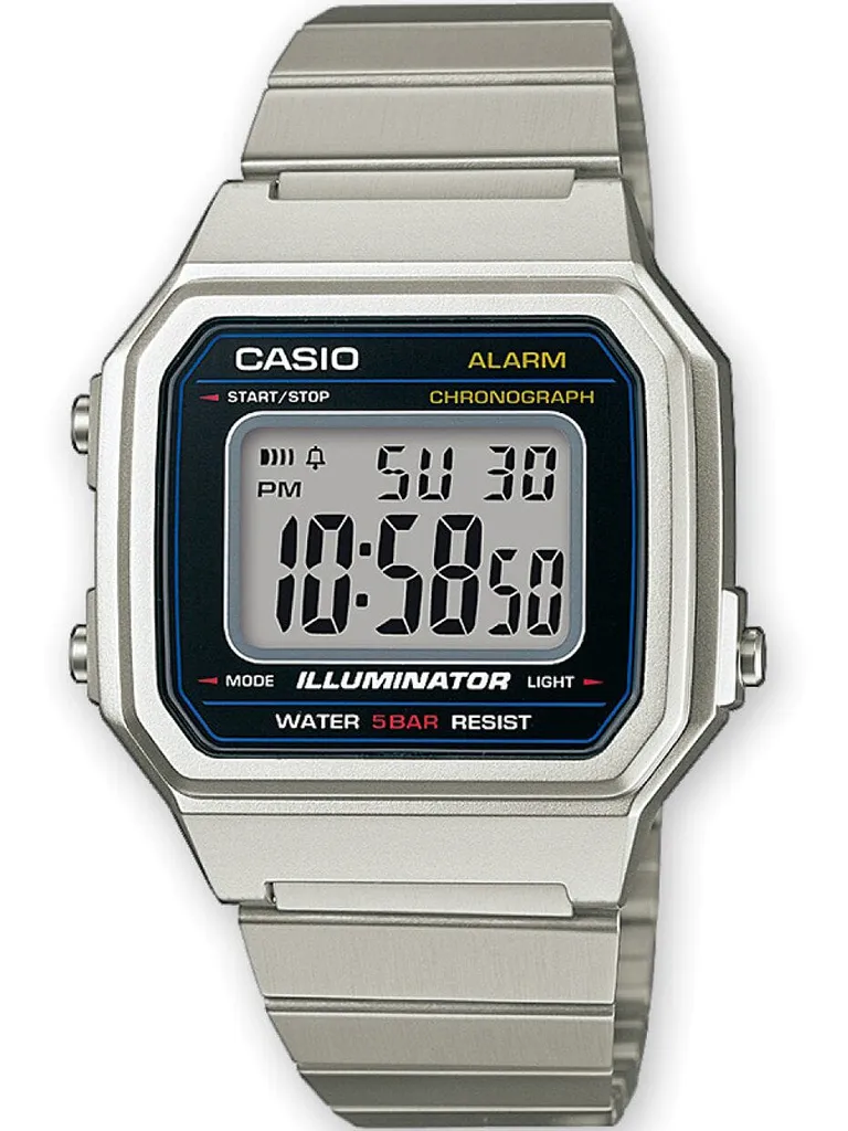 Casio B650WD-1AEF Orologio Minimalista Acciaio Design Retrò
