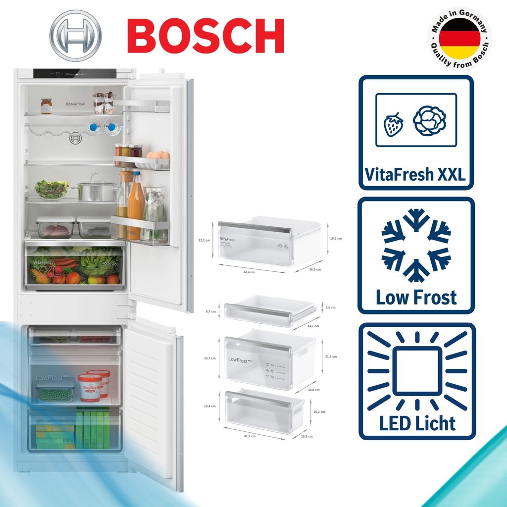 Bosch KIV86VSE0  Kühl-Gefrierkombination Produktbild 