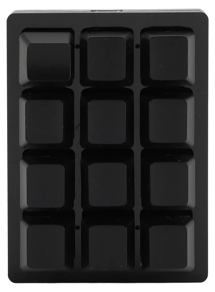 Clavier mécanique RGB à switchs rouges 12 touches macros programmables