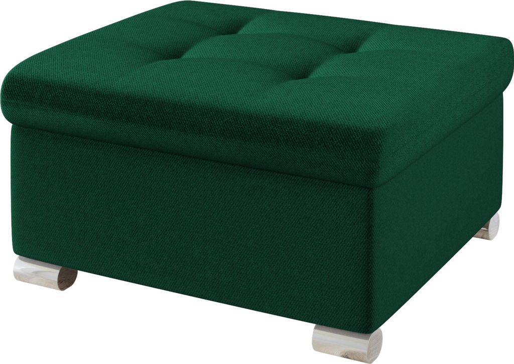 MIRJAN24 Polsterhocker Niko Klein, Stilvoll Sitzhocker vom Hersteller, Moderne Hocker (Farbe: Kronos 19)