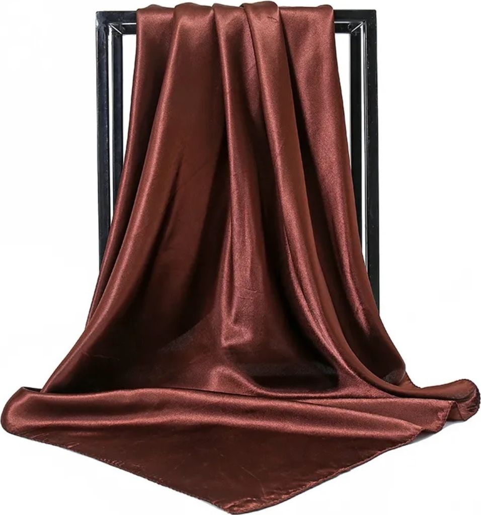 Elegantes Halstuch Karin in Braun - Hochwertiges Polyester KP33800