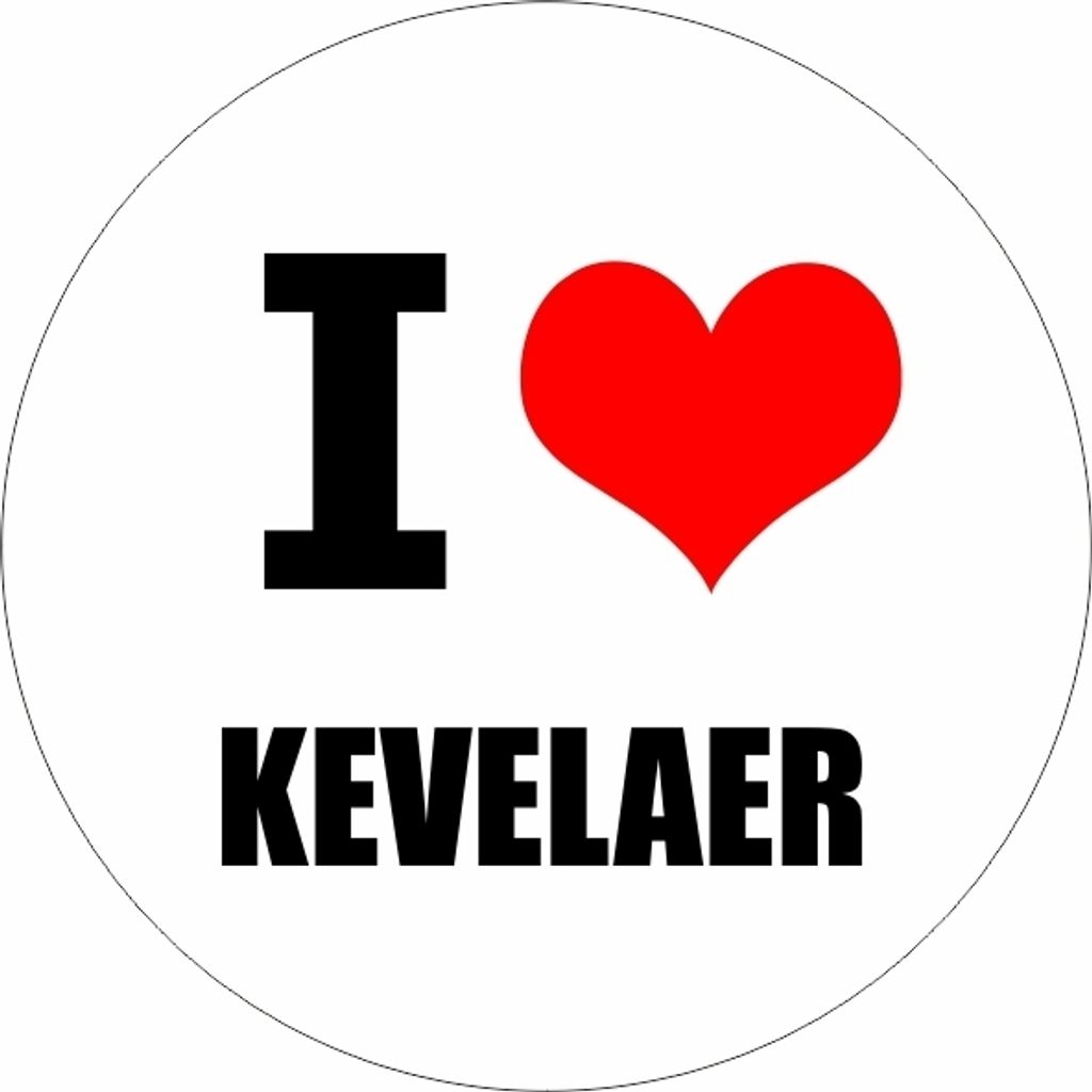 Kiwistar - Autoaufkleber - 5x5 cm - außen klebend - I love Kevelaer Düsseldorf für Auto, Laptop, Fahrrad, LKW, Motorrad Aufkleber mehrfarbig Sti...