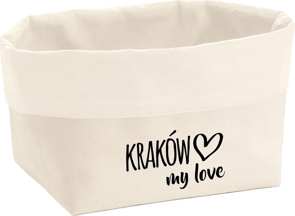 Huuraa Organizer Kraków my love 8 Liter Large Canvas Baumwolle Utensilo Geschenkidee