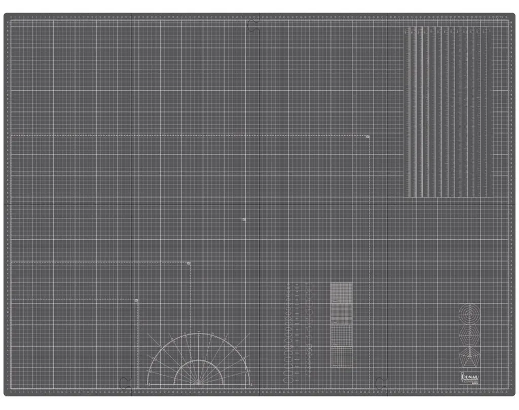 Tapis découpe A0 pliable Donau : protégez vos tables en 120 x 90 cm