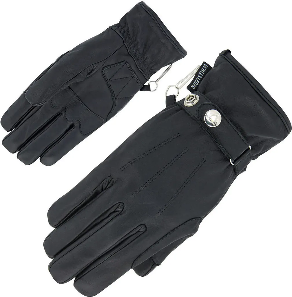 Gants de moto Orina Classic II souples et renforcés noir XS