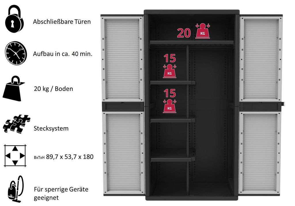 Terry Store-Age Q Black Jumbo 3900, Lagerschrank, Produktbild 