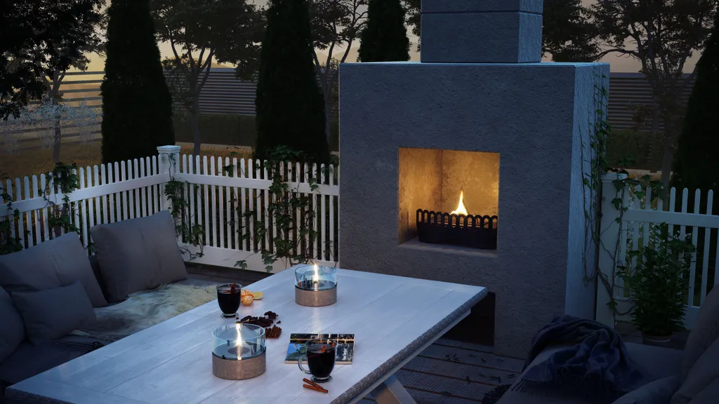 Cheminée de table rechargeable Tenderflame noire design nomade chic - 9