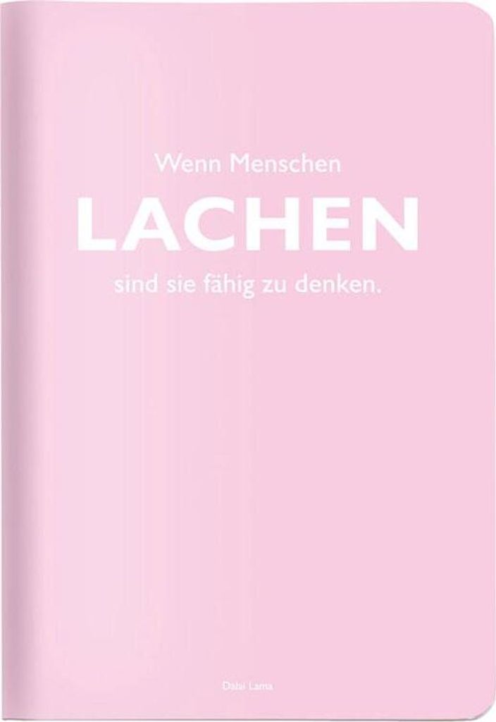 Heft A5 Zitate Dalai Lama Lachen, kariert