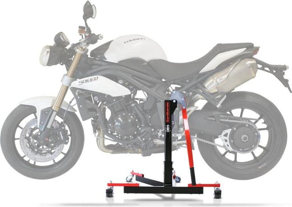CS Power Evo-Zentralständer für Triumph Speed Triple/ R/ S 11-20 Rot