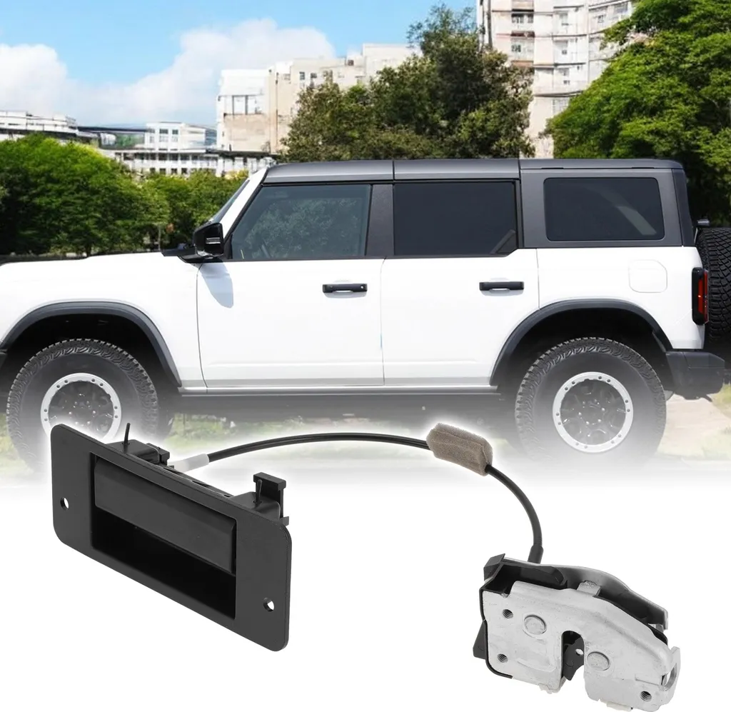 Poignée de Hayon Arrière pour Ford E150 E250 E350 E450 Noire Résistante