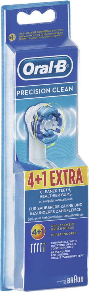 Braun Oral-B Aufsteckbürsten Sensitive, 4+1 Aufsteckbürsten