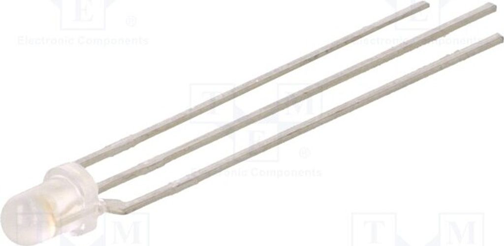 2x LED 3mm 110÷880mcd 38÷310mcd zweifarbig rot / blau 45° Anode LTL1BETBEFJALC LE