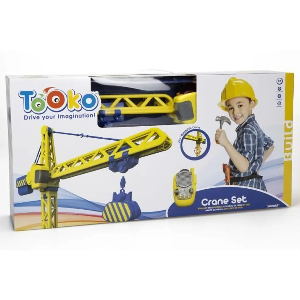 Set de grues interactives Silverlit 4+ : chantier de construction enfant
