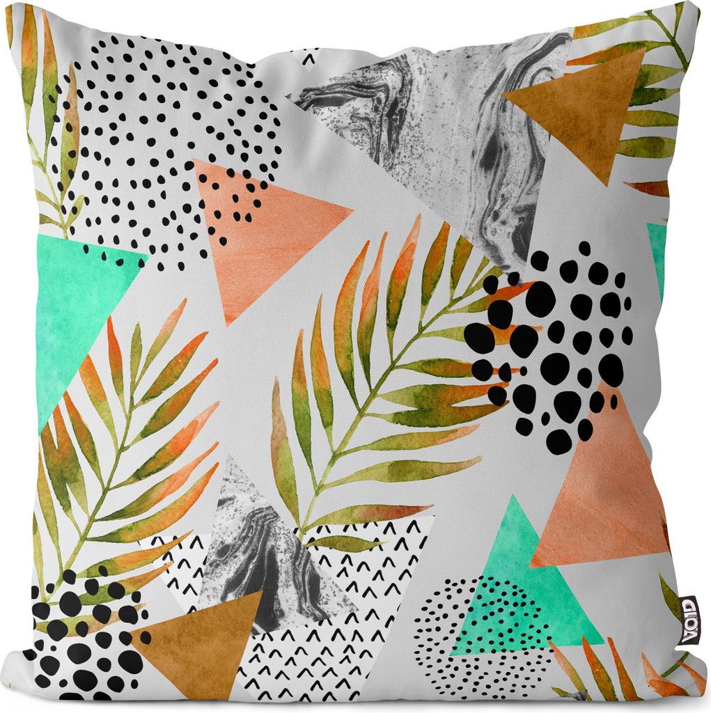 VOID Vintage Palmen Punkte Muster Kissenbezug Kissenhülle sofa couch wohnzimmer dekoration wasserfest Outdoor Garten Kissen bezug deko