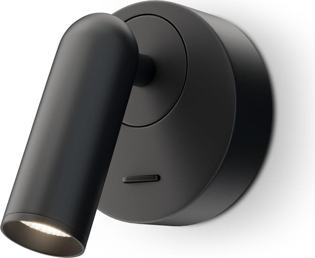 LED Wandlampe Aluminium warmweißes Licht 3000 K 200 lm verstellbar Schwarz Wandspot