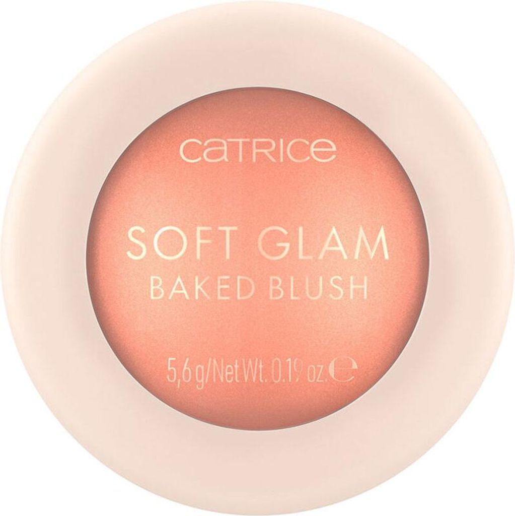 CATRICE Soft Glam Baked Blush, color rosa, 020 - Peachy Imagen del producto 