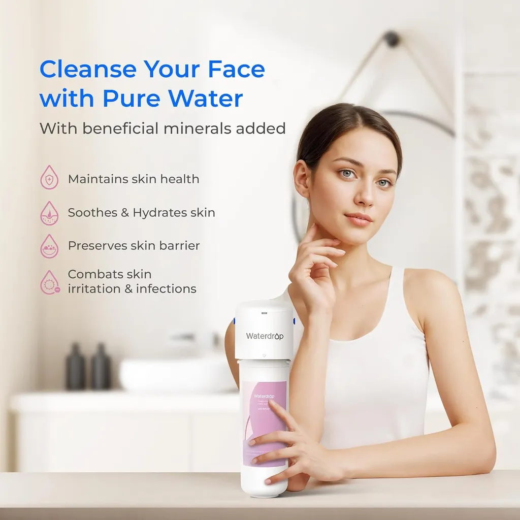 Filtre à eau de rinçage visage WD-BFU2 pour limiter les rougeurs - 4