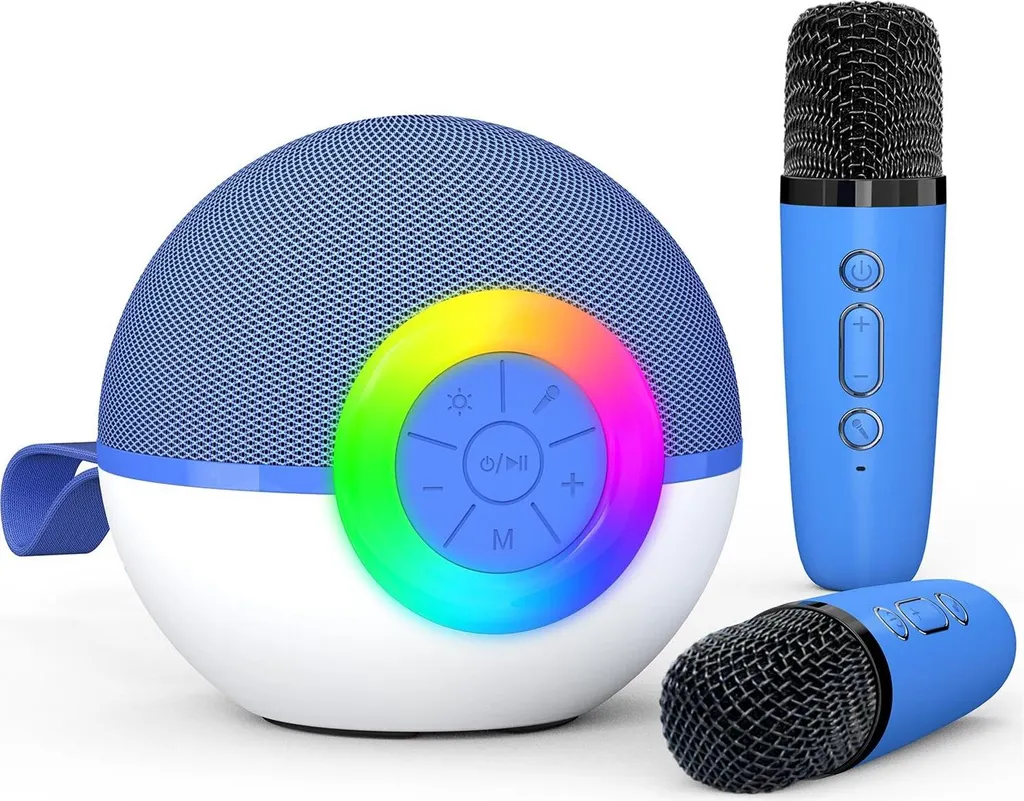 Machine à karaoké enfant portable Bluetooth et micro rechargeable