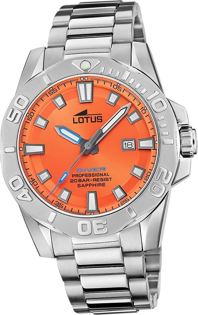 Lotus Edelstahl Herren Uhr Armbanduhr silber Elegant Classic D2UL18926/3