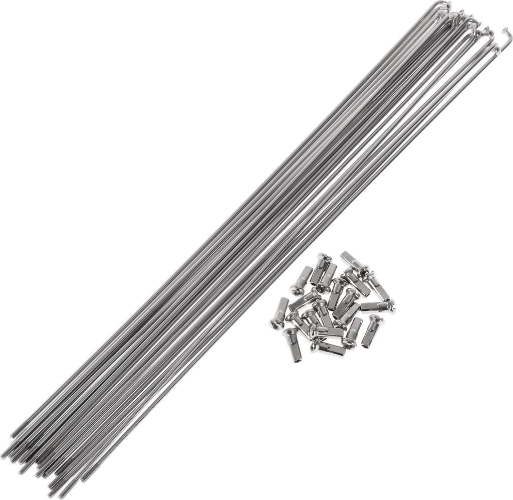 20 Satz 13G Fahrradspeichen 295mm Fahrradspeichen 304 Edelstahl Silberton