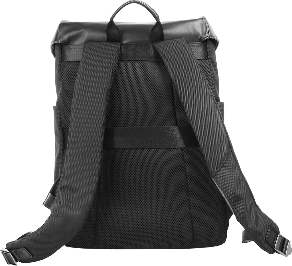 Backpack Bugatti Nero - Zaino Leggero e Robusto per Uomo e Donna - 12