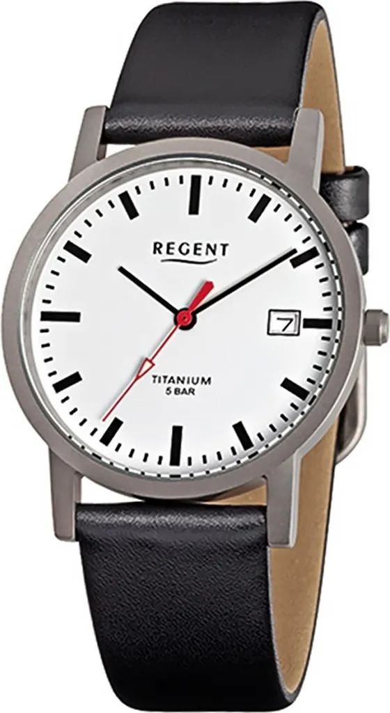 Montre en titane hypoallergénique Regent F-231 légère et chic