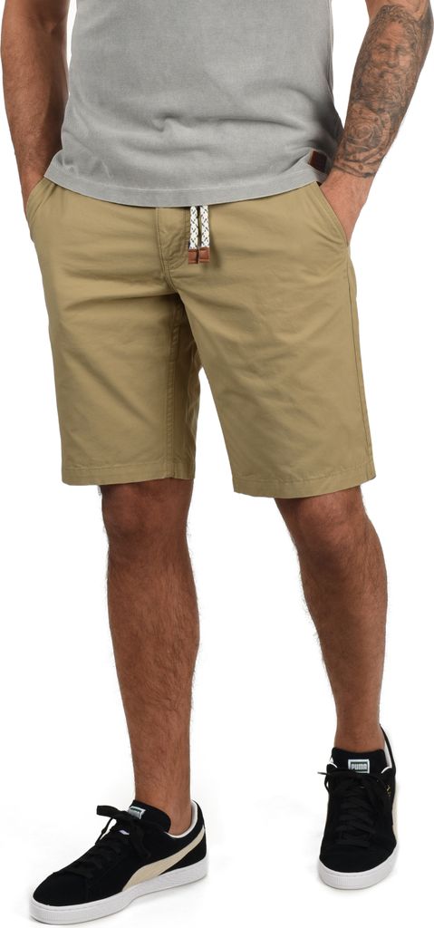 BLEND BHRagna Herren Chino Shorts Bermuda Kurze Hose mit Kordel-Gürtel Gesäßtasche Eingrifftaschen 100% Baumwolle Regular fit