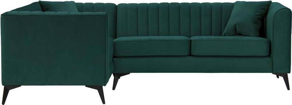 Linkseitiges Ecksofa Mary-Velluto 10-matte black