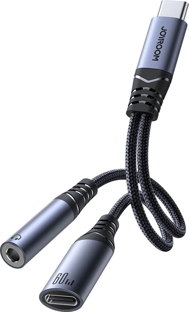Joyroom SY-C02 2v1 DAC adaptér USB-C na USB-C / 3,5 mm mini Obrázok produktu 