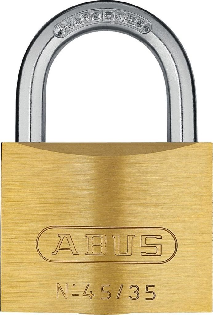 ABUS Vorhangschloss Messing 45/35 vs. Lock-Tag Produktbild 