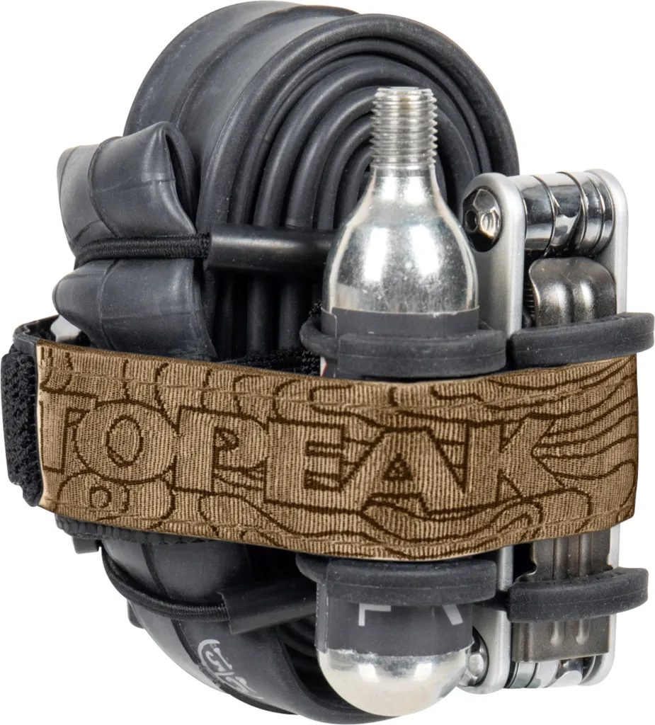 Topeak Elementa Strap Gravel - Sangle Velcro pour Cadre de Vélo de Route