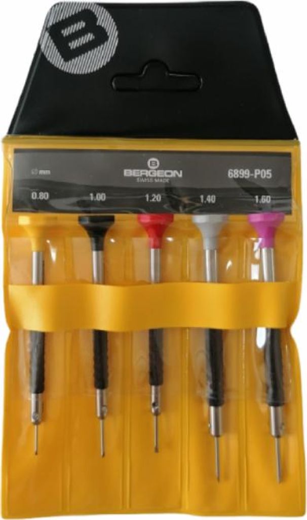 Bergeon 6899-P05 Set Ergonomischer Schraubendreher mit Produktbild 