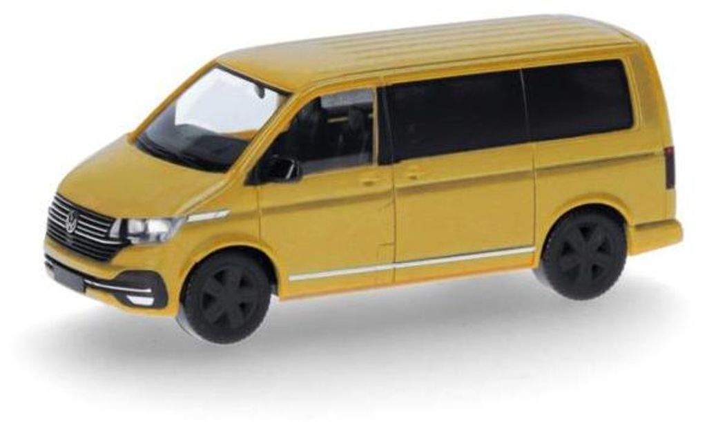 Herpa 096782-003 - 1:87 Volkswagen (VW) T6.1 Caravelle, Grape Yellow - Neu