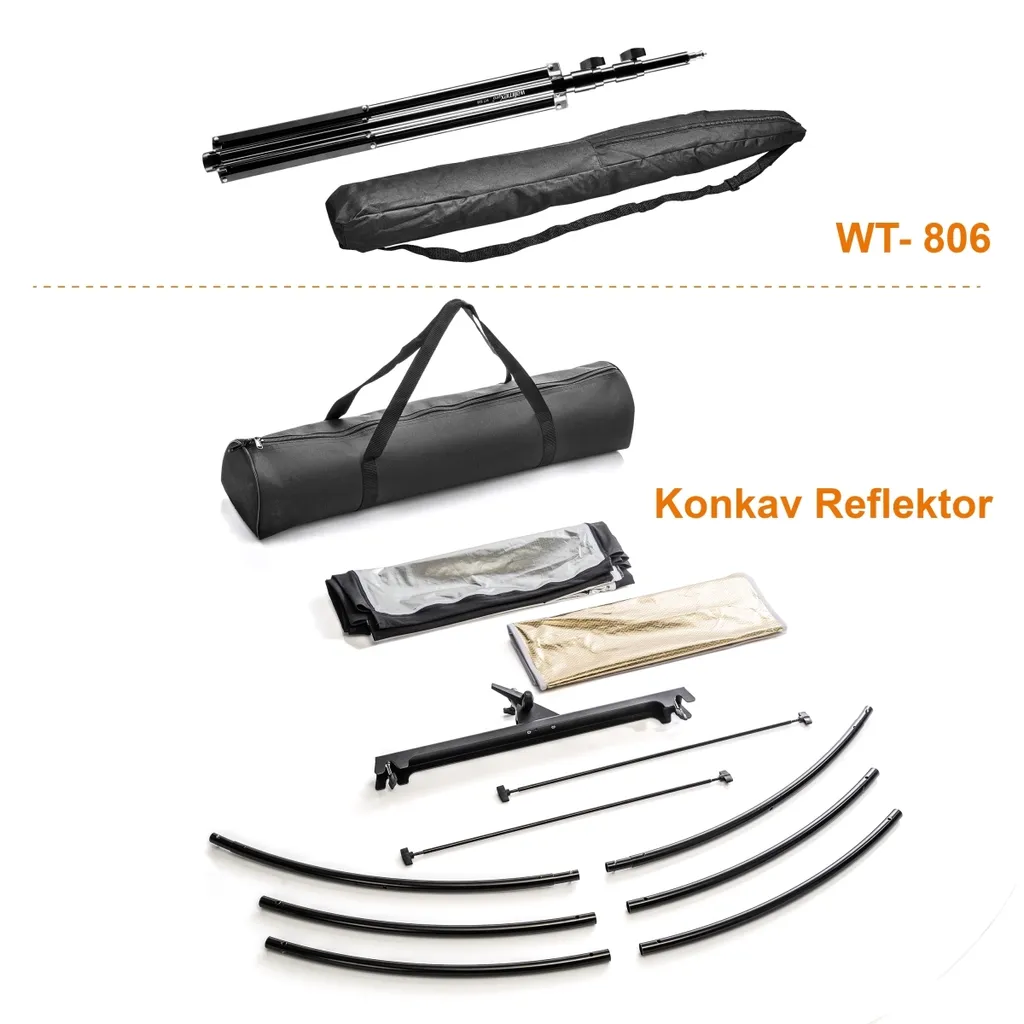 Réflecteur Studio pour Portrait Walimex pro Halfpipe et Pied WT-806 - 4