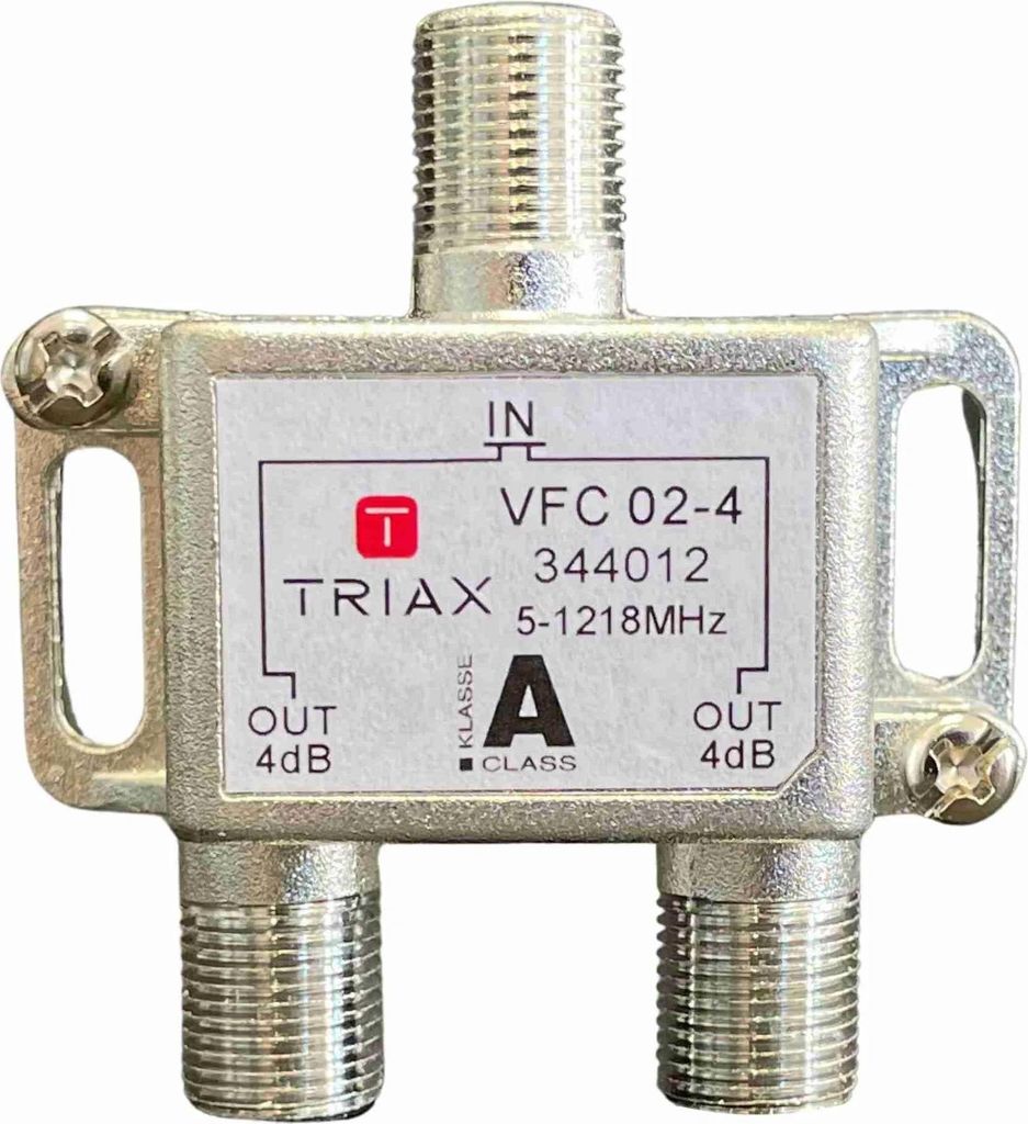 TRIAX 2-fach Verteiler, 1,2 GHz, 3,5 dB, 1 Stk.