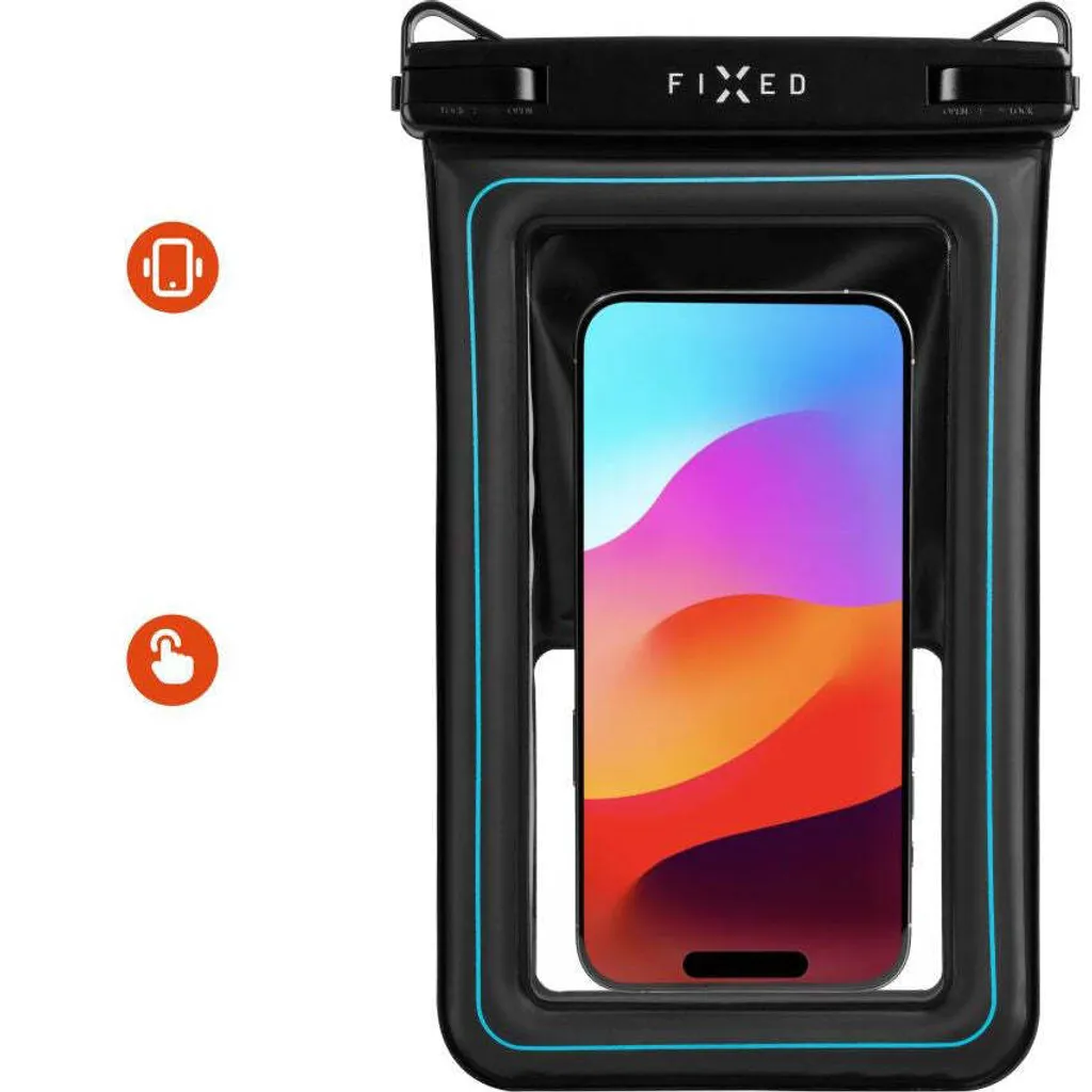 Housse étanche Fixed Float Max pour smartphone 7.5 pouces - Transparent - 9