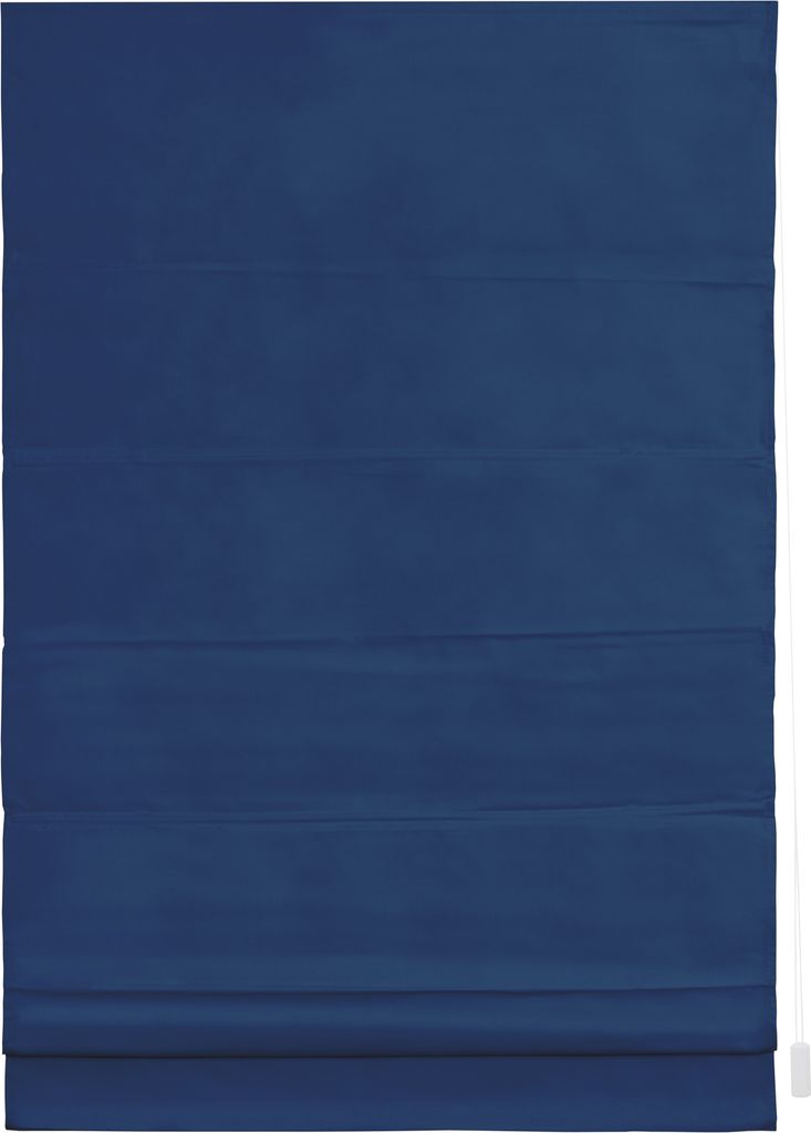Lichtblick Raffrollo Verdunkelung, Seitenzug Blau, 180 cm, Produktbild 
