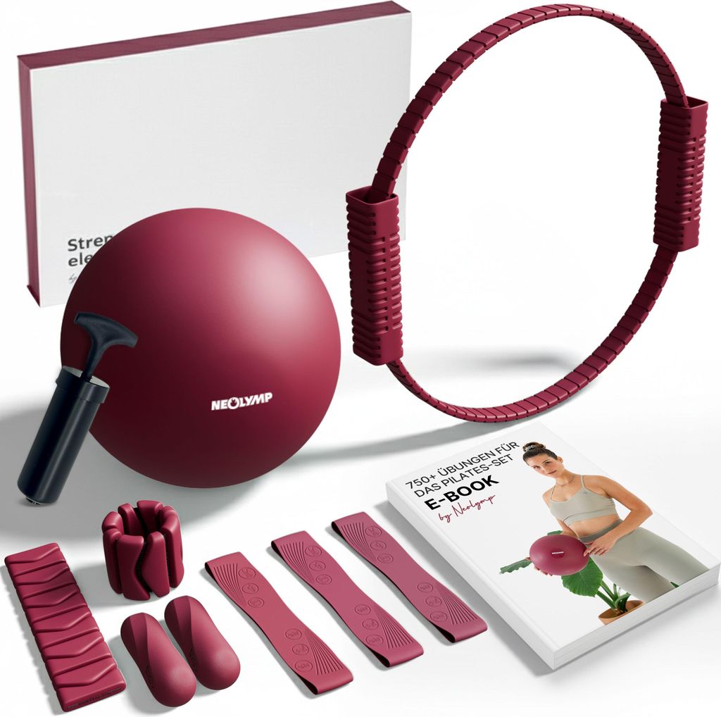 Pilates Komplett-Set Premium - mit Geschenkbox