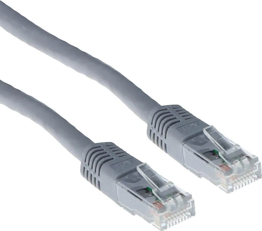 Cavo Ethernet CAT6 20m ACT Grigio | Zero Lag per Gaming e Streaming 4K